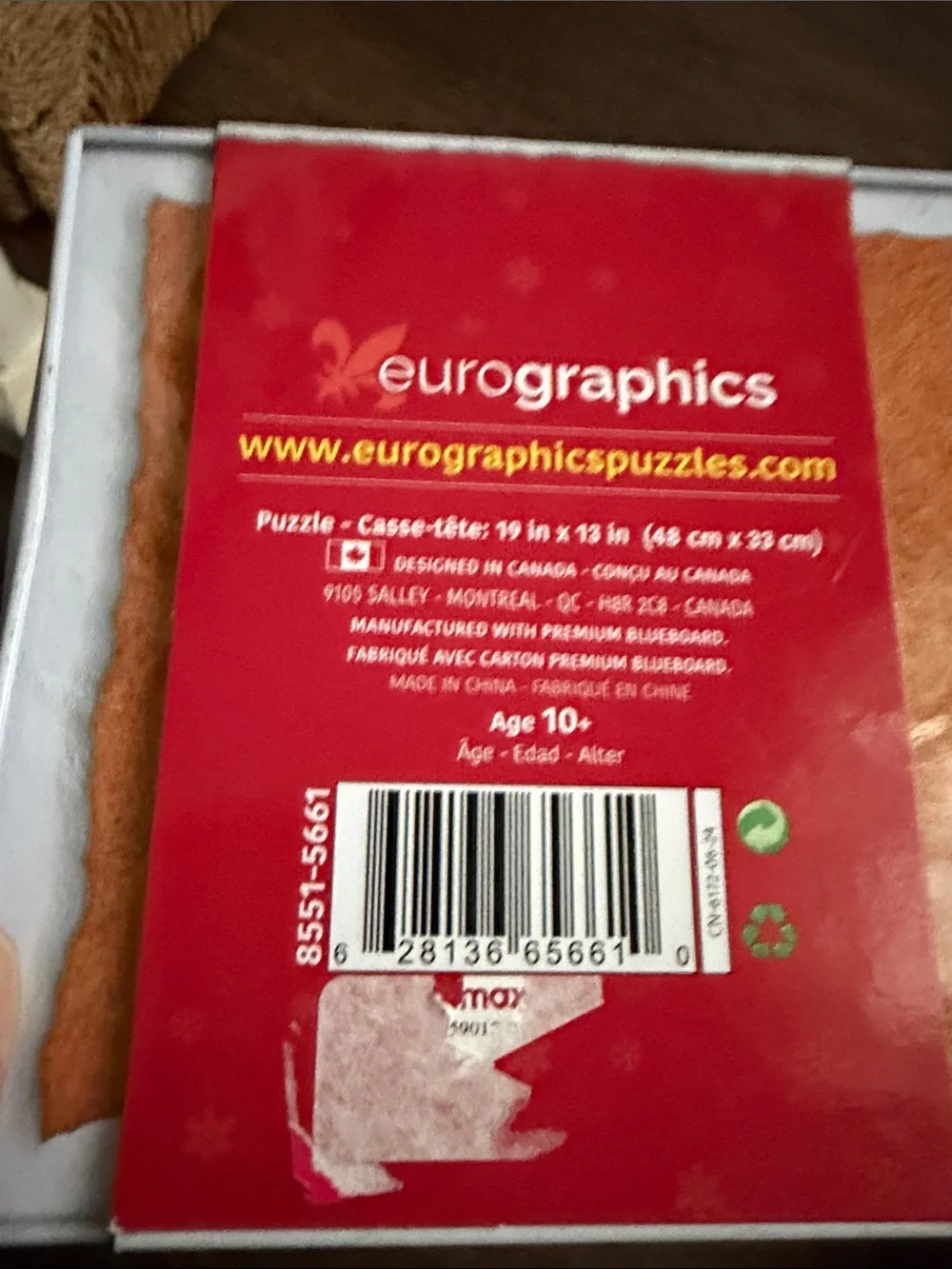 Eurographics Gingerbread House 550-Piece Puzzle - Multicolor Tin